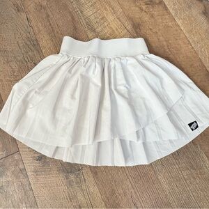 Justice White Layered Skater Skirt